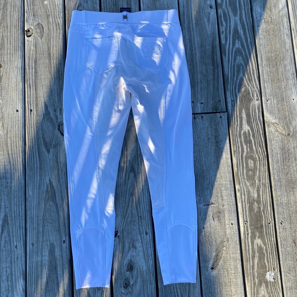 B Vertigo Women's Full Seat Equestrian Breeches - White - Size 28 - Picture 6 of 8